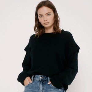 Pistola Lenora Sweatshirt in Black sz sm